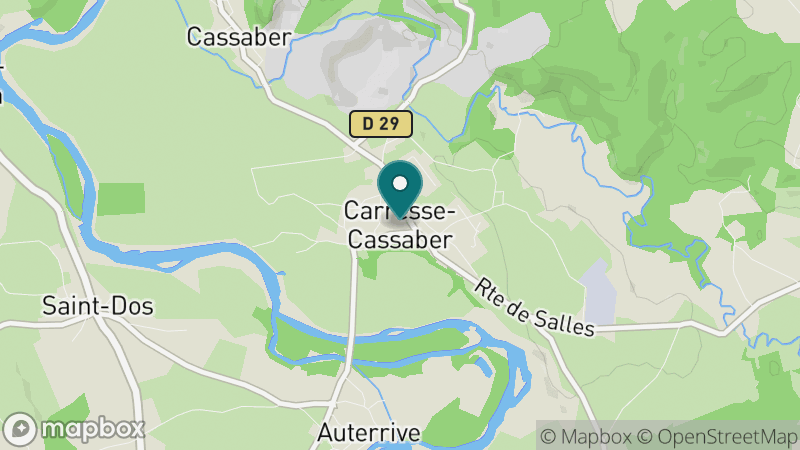 Carte - Carresse-Cassaber