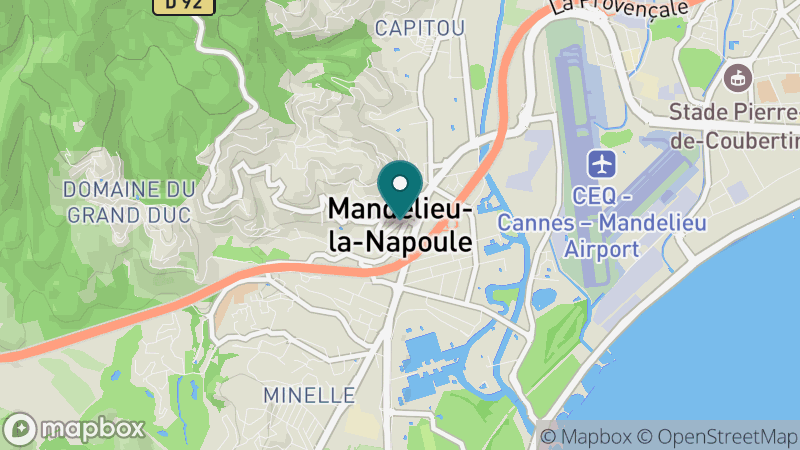 Carte - Mandelieu La Napoule