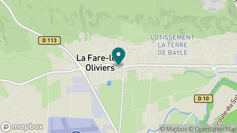 Carte - La Fare-les-Oliviers
