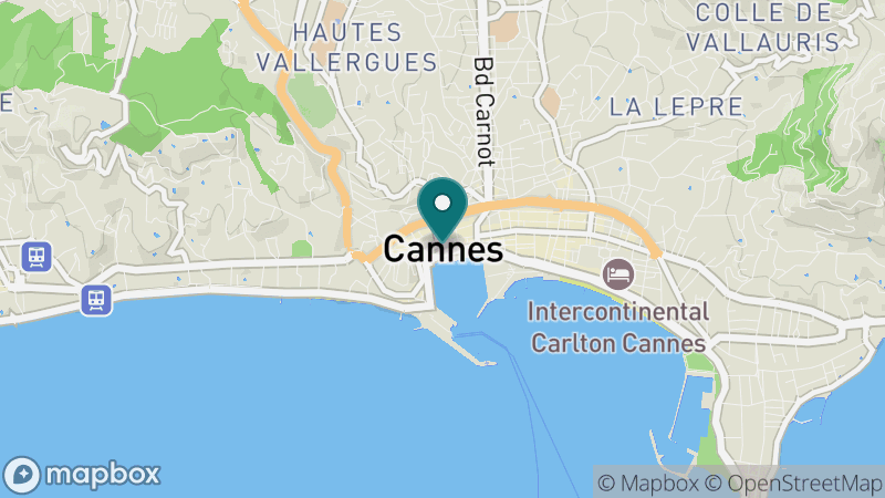 Carte - Cannes