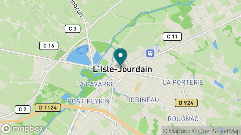 Carte - L'isle Jourdain