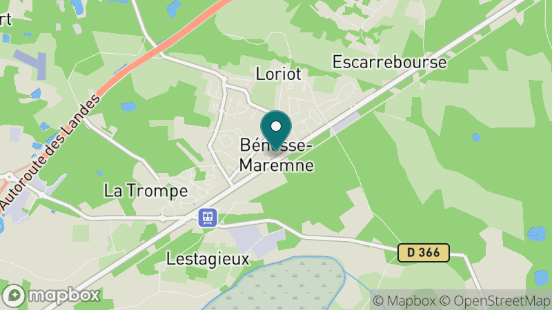 Carte - Benesse Maremne