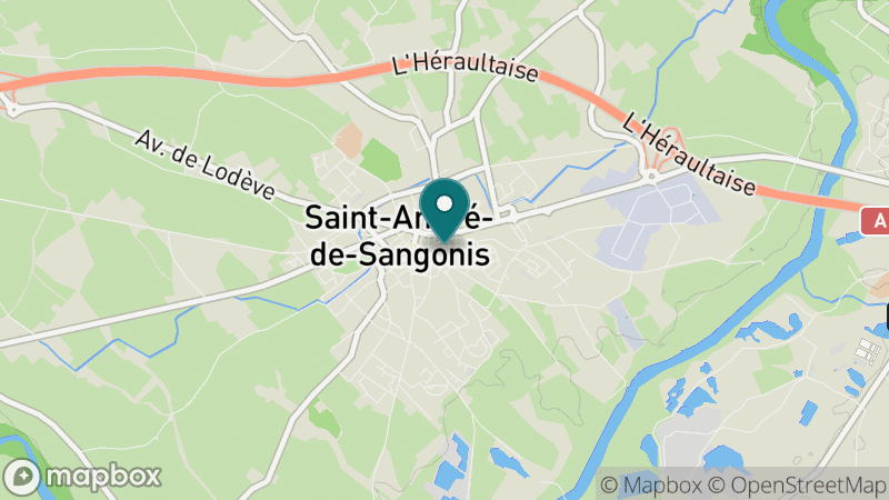Carte - Saint-André-de-Sangonis