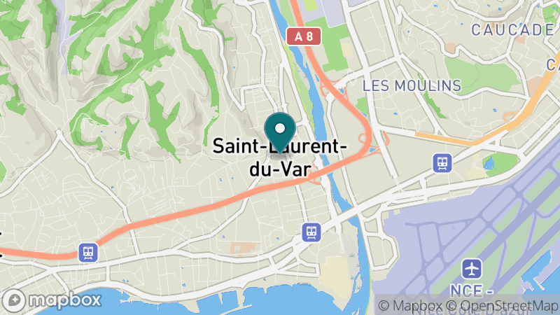 Carte - Saint Laurent Du Var