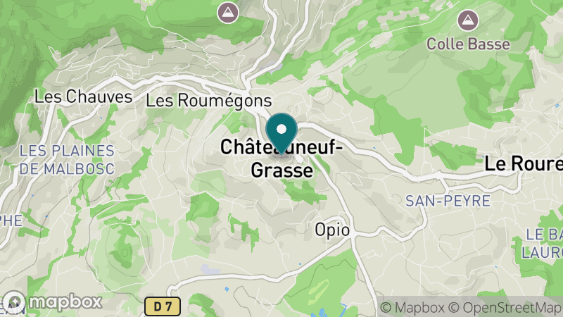 Carte - Chateauneuf Grasse