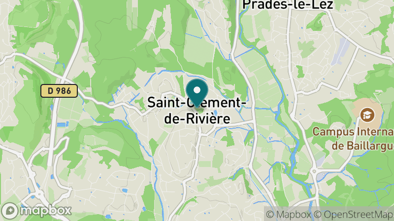 Carte - Saint-Clément-de-Rivière