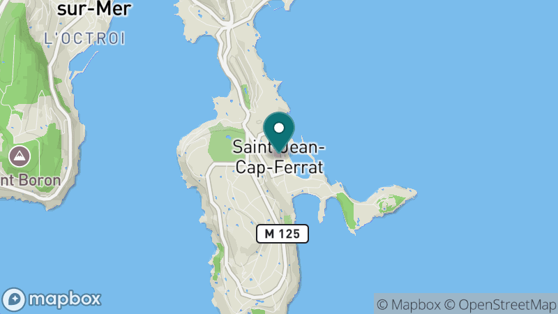 Carte - Saint Jean Cap Ferrat