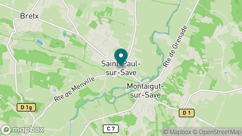 Carte - Saint Paul Sur Save