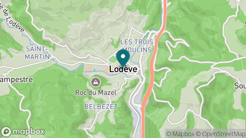 Carte - Lodeve