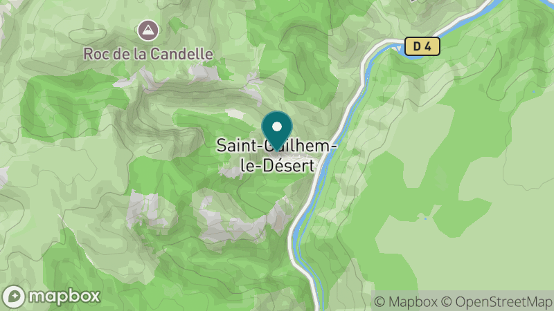 Carte - Saint Guilhem Le Desert