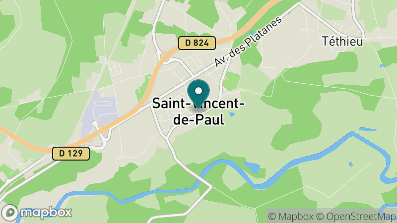 Carte - Saint Vincent De Paul