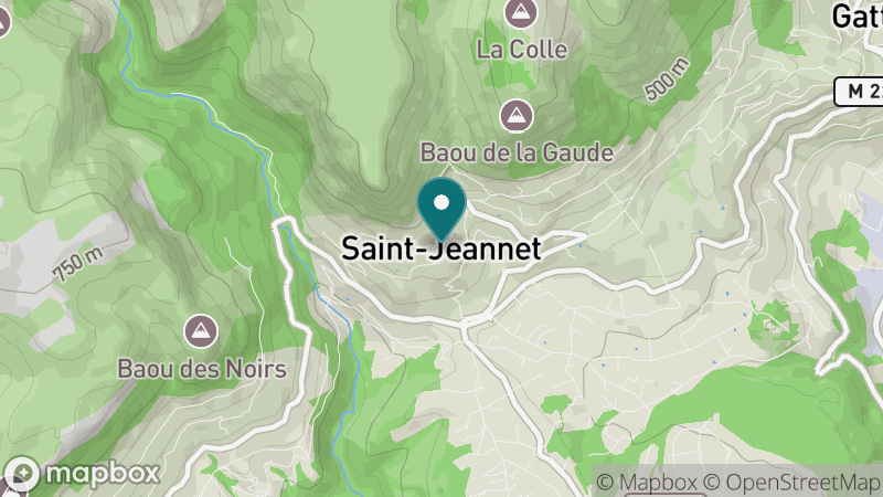 Carte - Saint Jeannet