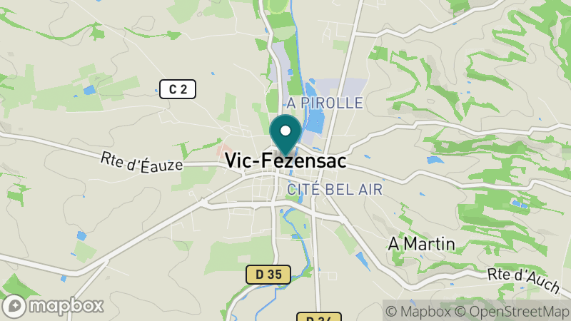 Carte - Vic Fezensac