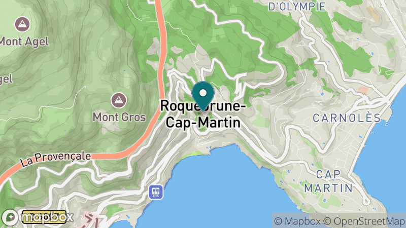 Carte - Roquebrune-cap-martin
