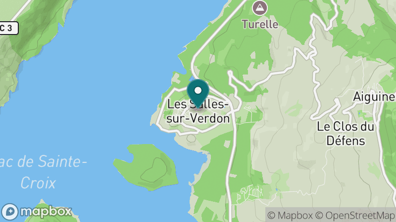 Carte - Les Salles-sur-verdon