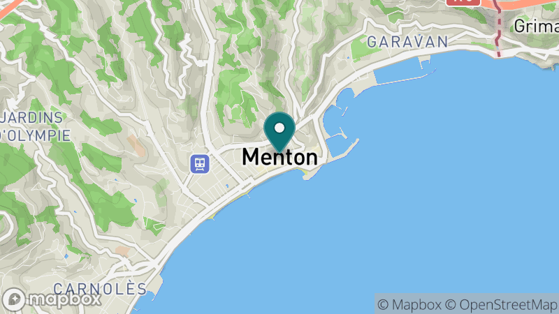Carte - Menton