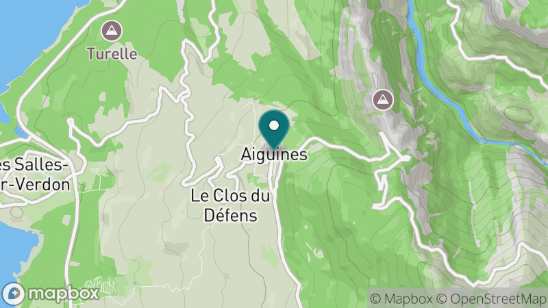 Carte - Aiguines