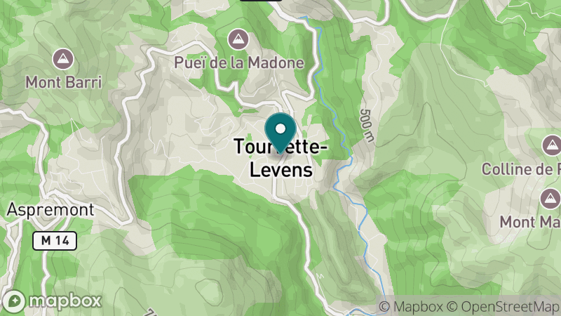 Carte - Tourrette Levens