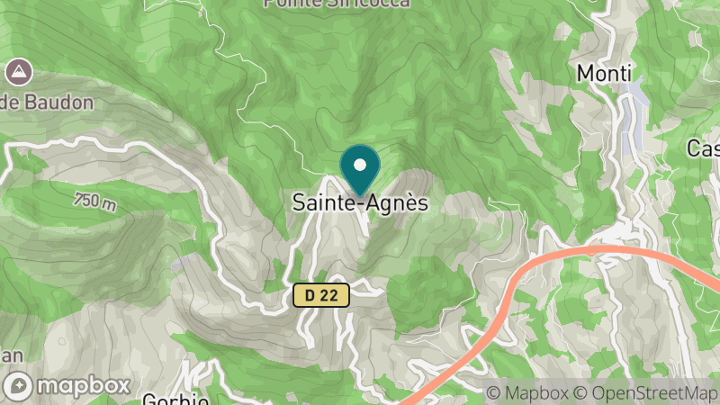 Carte - Sainte Agnes