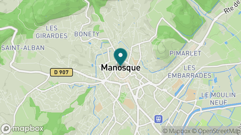 Carte - Manosque