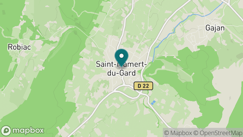Carte - Saint Mamert Du Gard