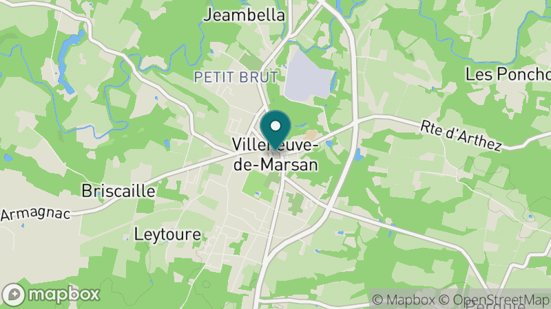 Carte - Villeneuve De Marsan