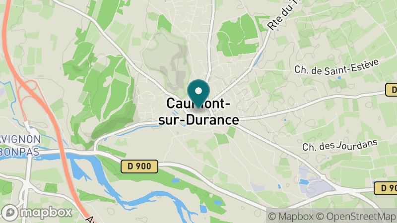Carte - Caumont Sur Durance