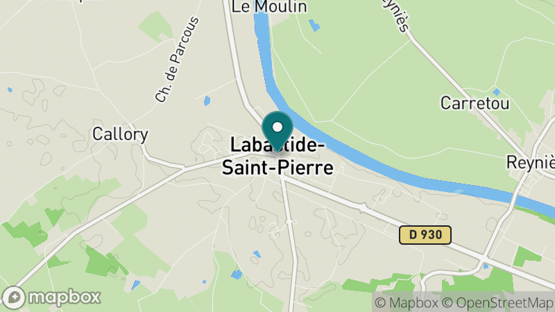 Carte - Labastide Saint Pierre