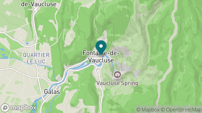 Carte - Fontaine De Vaucluse