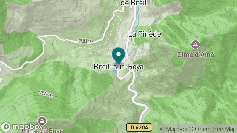 Carte - Breil Sur Roya