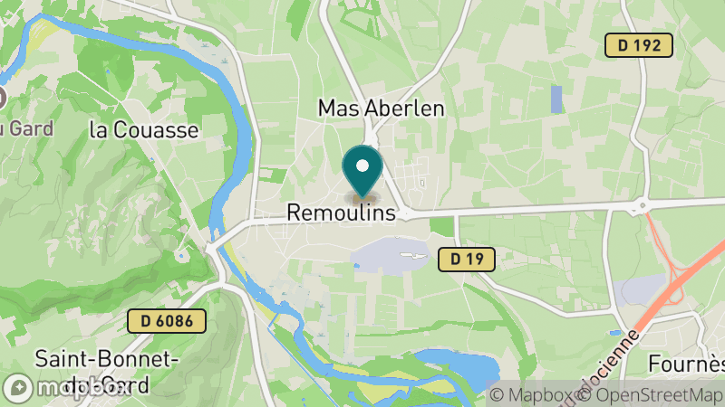 Carte - Remoulins