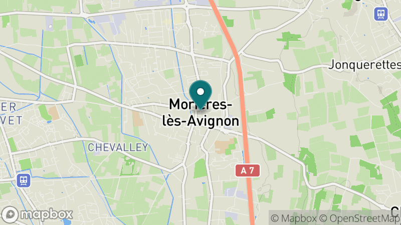 Carte - Morieres Les Avignon