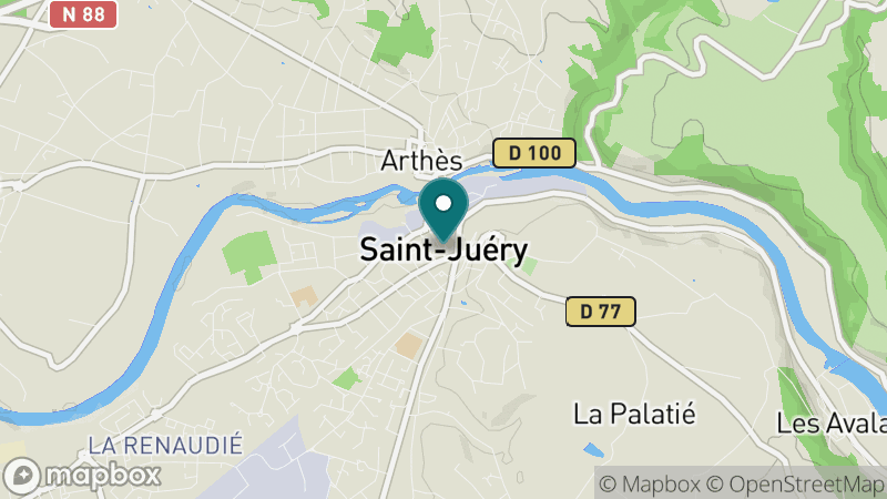 Carte - Saint Juery