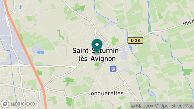 Carte - Saint-Saturnin-lès-Avignon