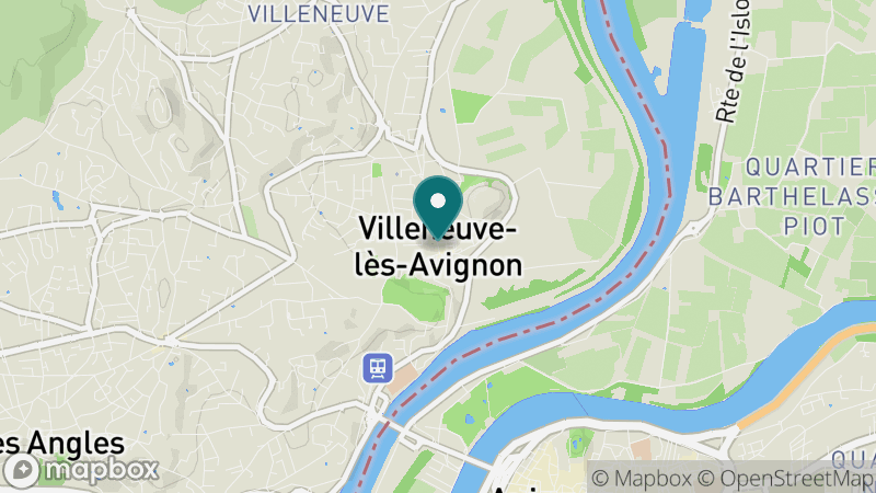 Carte - Villeneuve-lès-Avignon