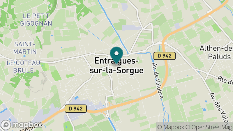 Carte - Entraigues Sur Sorgues