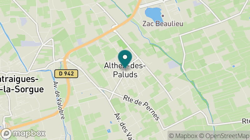 Carte - Althen Des Paluds
