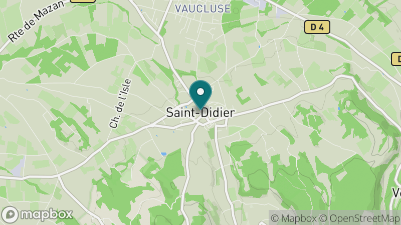 Carte - Saint Didier