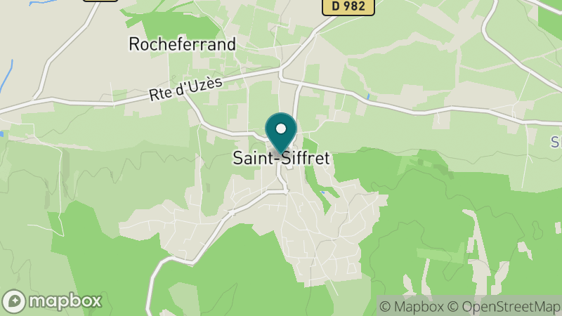 Carte - Saint-Siffret