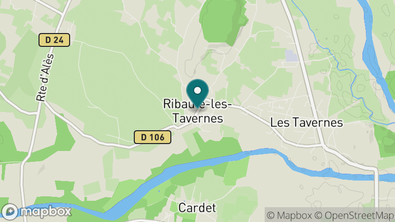 Carte - Ribaute-les-Tavernes