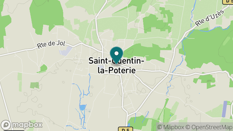 Carte - Saint Quentin La Poterie
