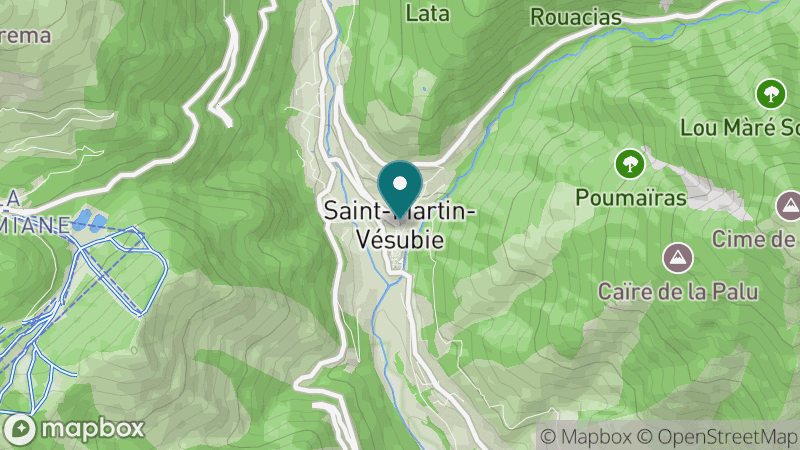 Carte - Saint Martin Vesubie