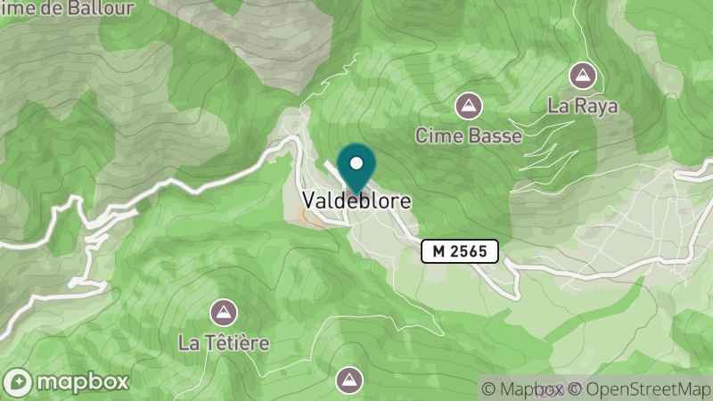 Carte - Valdeblore