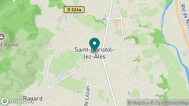 Carte - Saint-Christol-lez-Alès