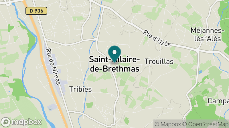 Carte - Saint Hilaire De Brethmas
