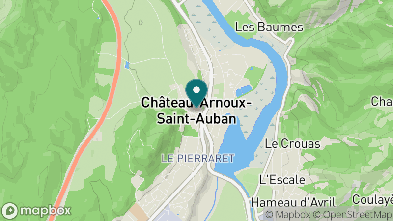 Carte - Château-Arnoux-Saint-Auban