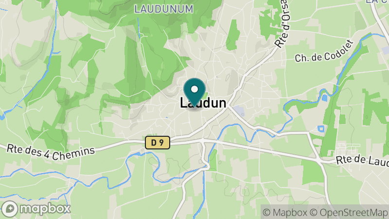 Carte - Laudun-l'Ardoise