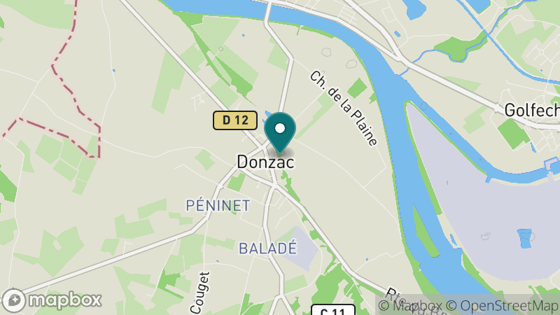 Carte - Donzac