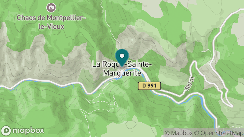 Carte - La Roque Sainte Marguerite