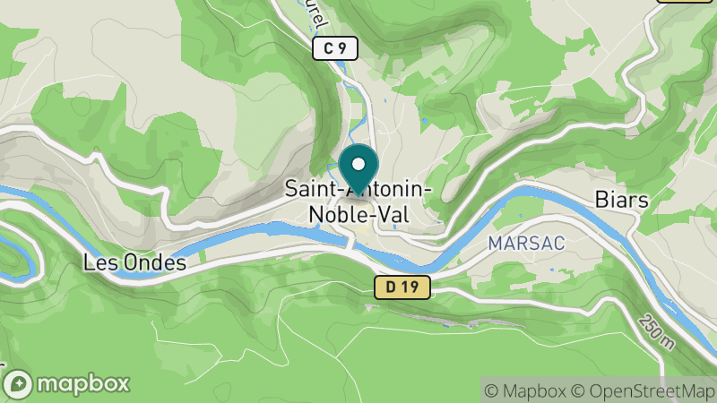 Carte - Saint Antonin Noble Val